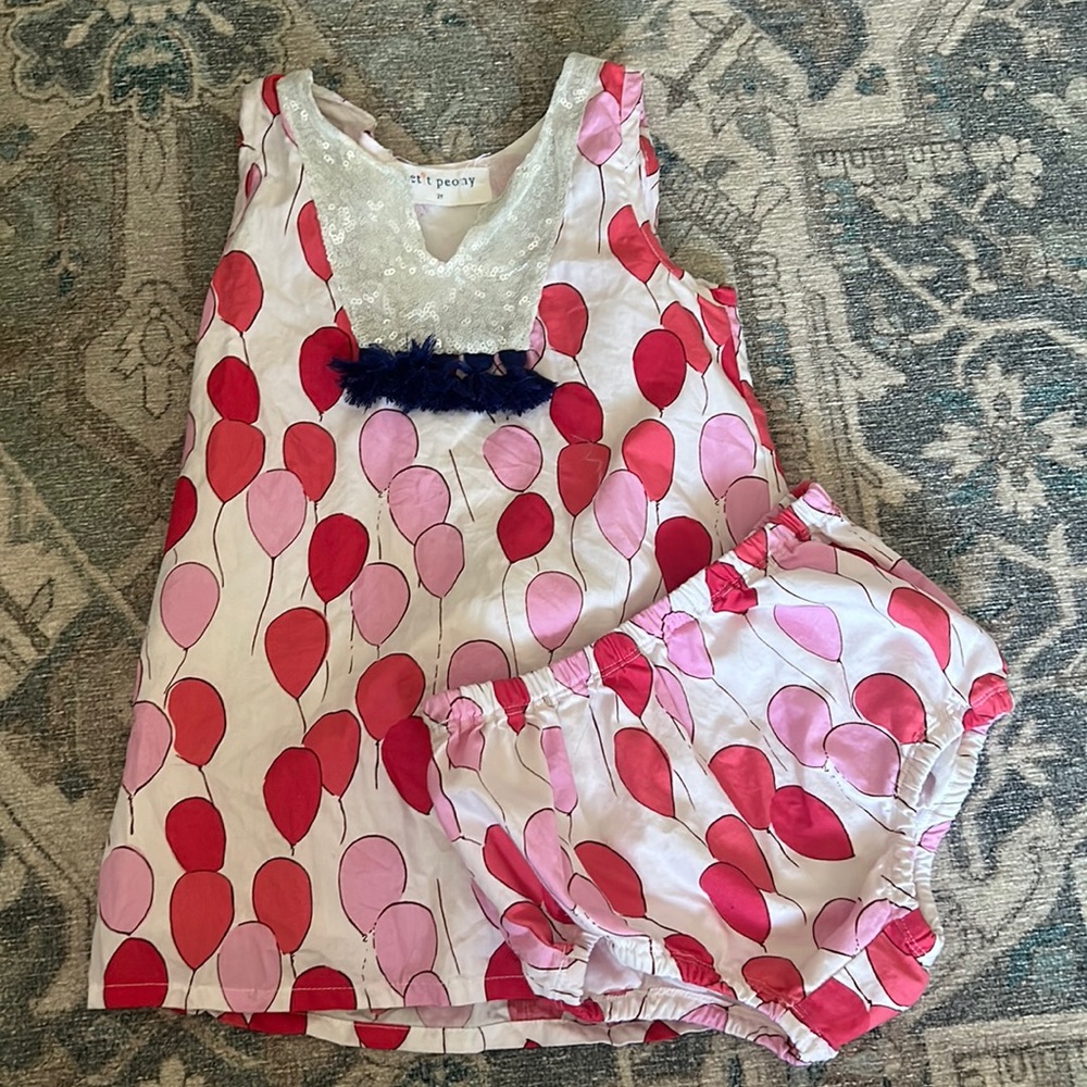 Petit peony party dress